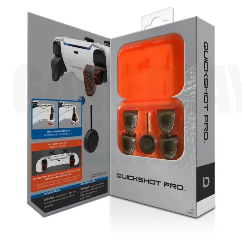 Bionik Quickshot Pro Trigger Stops for PlayStation 5