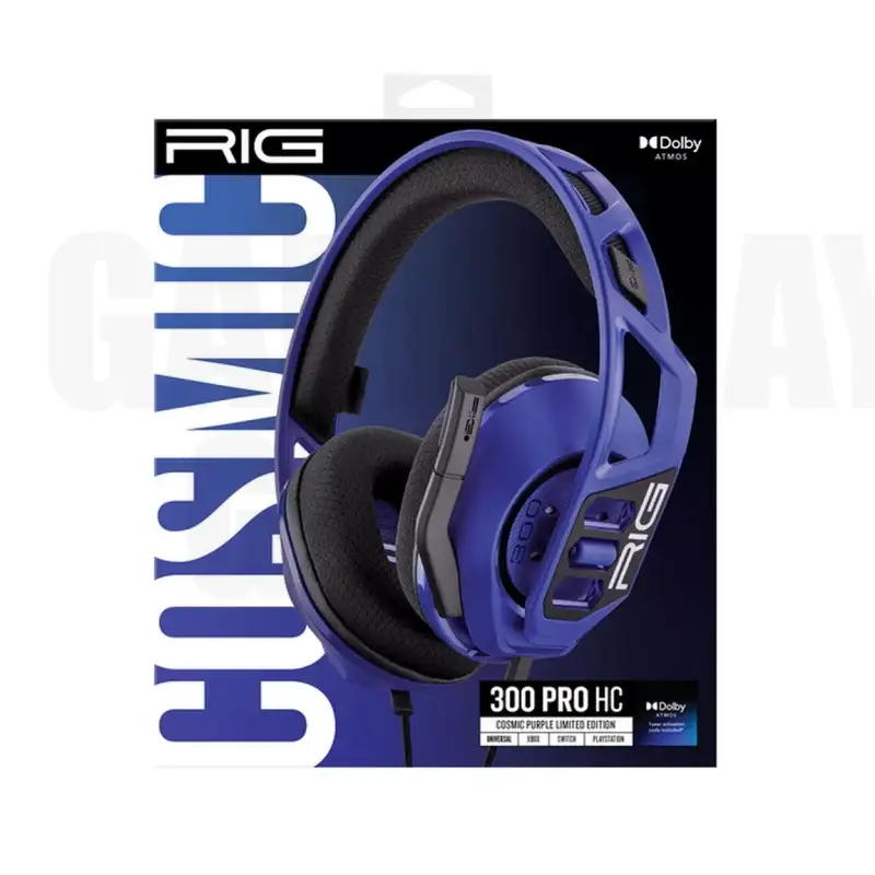 RIG 300 PRO HC Wired Universal Headset for Xbox Series X/S and Xbox One, PlayStation 4/5, and PC - Cosmic Purple