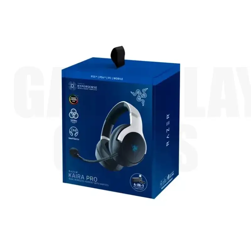 Razer Kaira Pro Dual Wireless Gaming Headset for PlayStation 5 Headset with HyperSense Haptics Technology