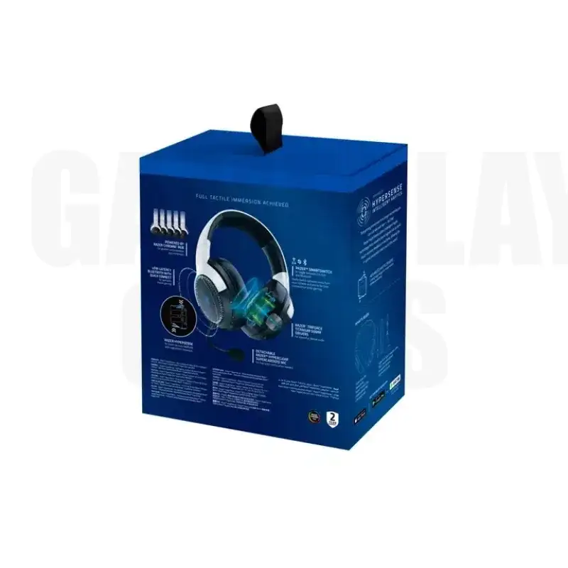 Razer Kaira Pro Dual Wireless Gaming Headset for PlayStation 5 Headset with HyperSense Haptics Technology