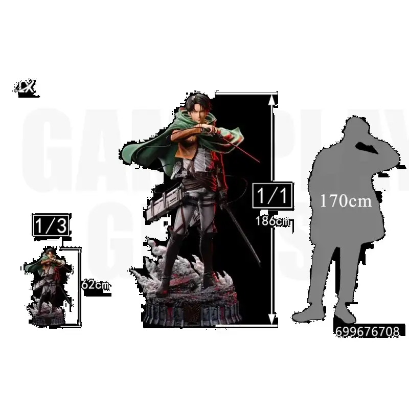 ATTACK ON TITAN: CAPTAIN LEVI ACKERMAN