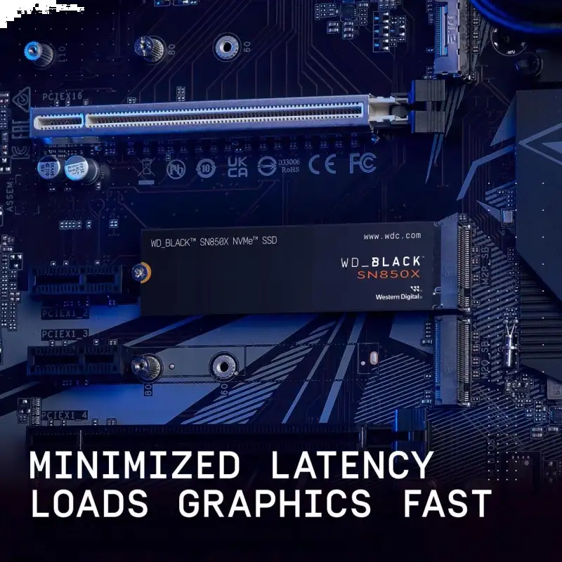 WD_BLACK 8TB SN850X NVMe Internal Gaming SSD Solid State Drive - Gen4 PCIe, M.2 2280, Up to 7,200 MB/s - WDS800T2X0E